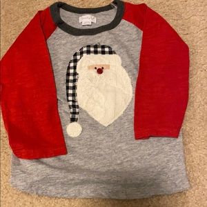 Mud Pie Santa Shirt
